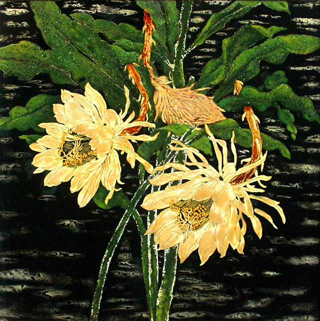 曾華暉 《怒放的生命》 60cmx60cm 2010年.jpg