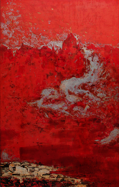 70胡本七《夢回故鄉(xiāng)二》 140cm X 90cm 2016年.jpg